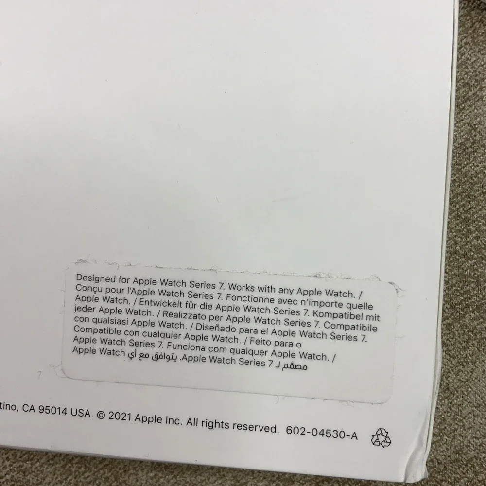Apple Watch Series 7 Sport Band 41mm Starlight S/M M/L Genuine